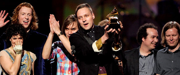 Arcade Fire premio Grammy a mejor álbum del año