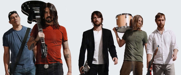 Foo Fighters tocan "White Limo" con el cantante de un grupo de versiones