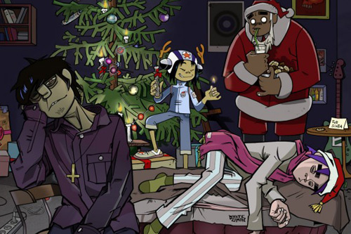 Gorillaz regalan su nuevo disco para Navidad