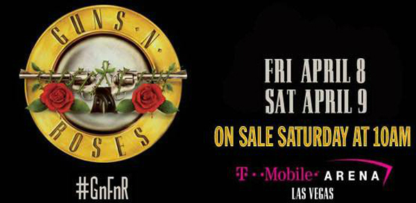 Primer concierto de Guns N' Roses en Las Vegas
