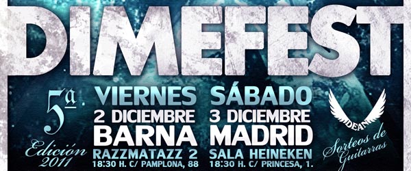 Cartel para el Dimefest 2011 (5ª Edición)