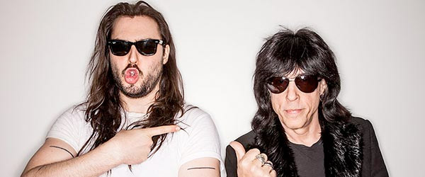 Marky Ramone nos visita con Andrew W.K. a las voces