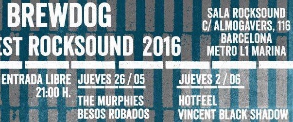Mañana empieza el Brewdog Contest Rocksound 2016