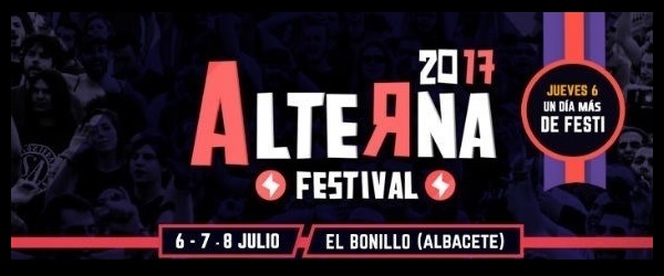 Completado el cartel del Alterna Festival 2017