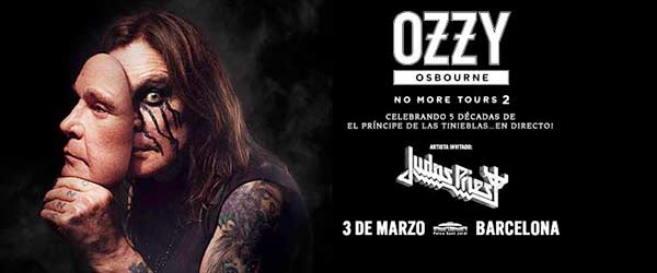 Ozzy Osbourne y Judas Priest nos visitarán en marzo