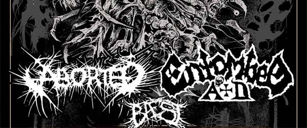 Aborted, Entombed A.D. y Baest nos visitarán en noviembre